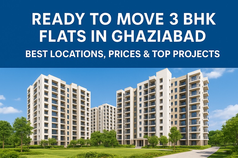Ready to Move 3 BHK Flats in Ghaziabad: Best Locations, Prices & Top Projects